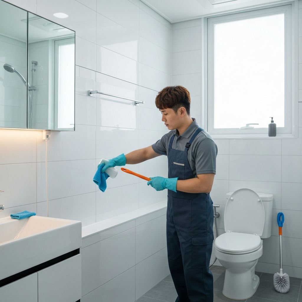 욕실 청소